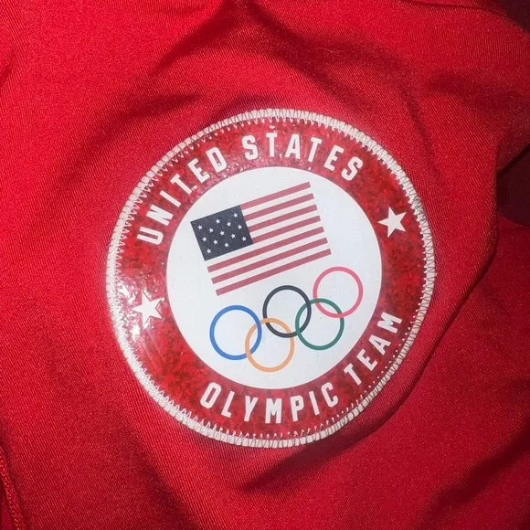 Nike Red and Maroon Quarter-Zip Pullover - Picture 4 of 5